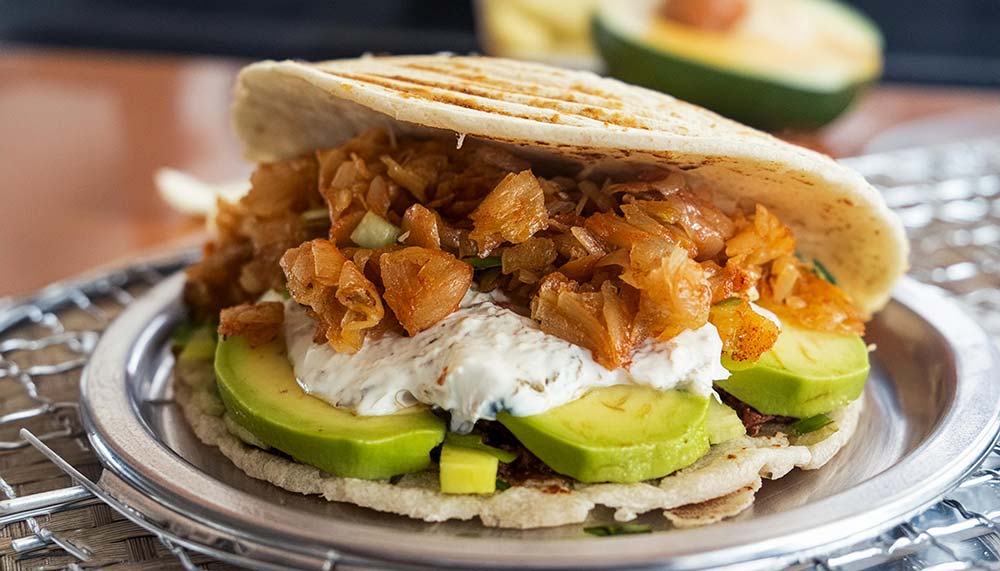 Arepa con Todo